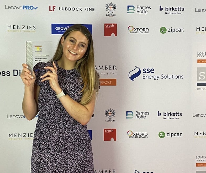 Beany wins silver in the SME London Business Awards 2024