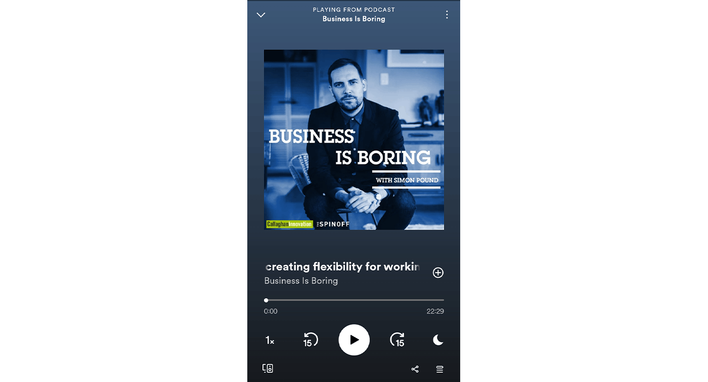 Business is Boring podcast playing on Spotify
