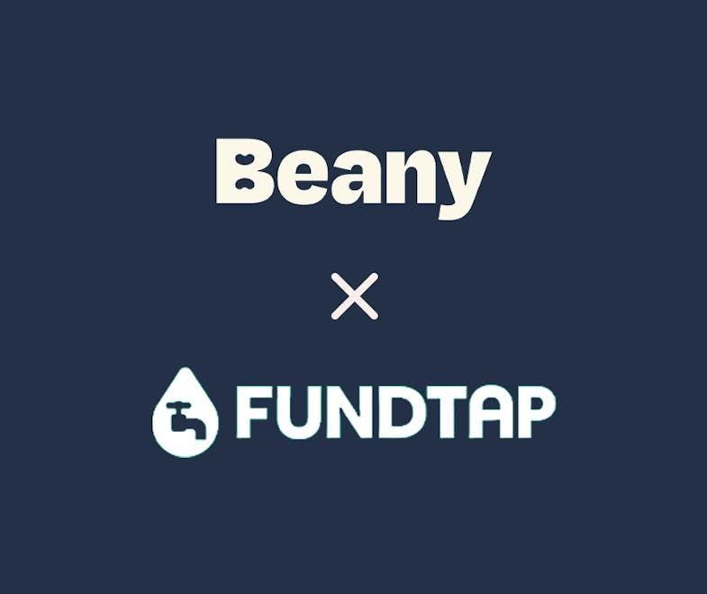 Beany partners with Fundtap graphic